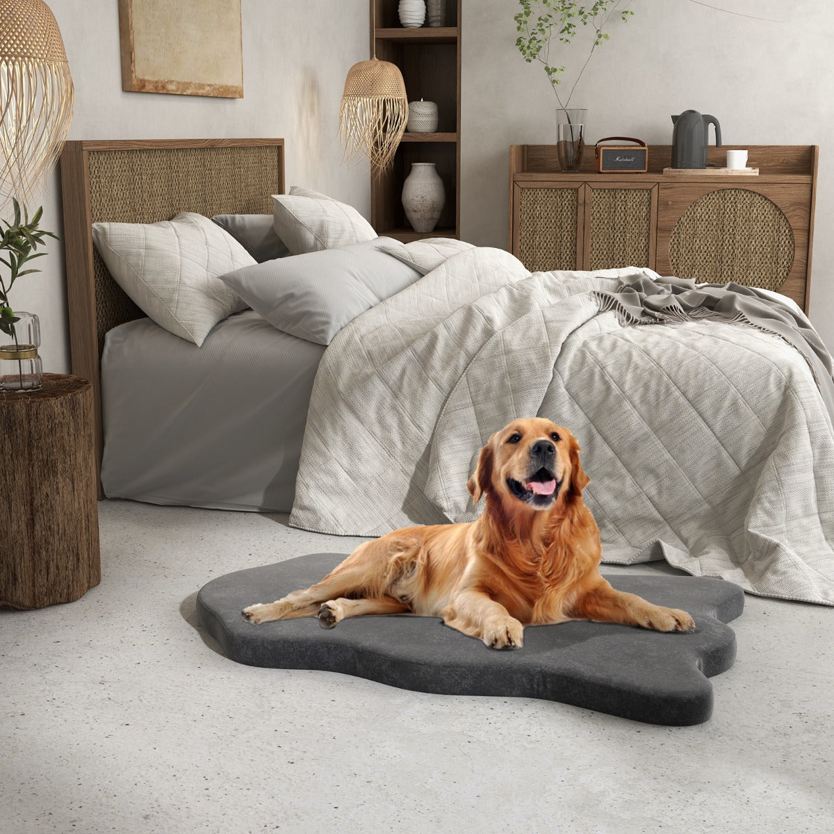 Le repos absolu - Lit orthopédique à mémoire de forme pour chien