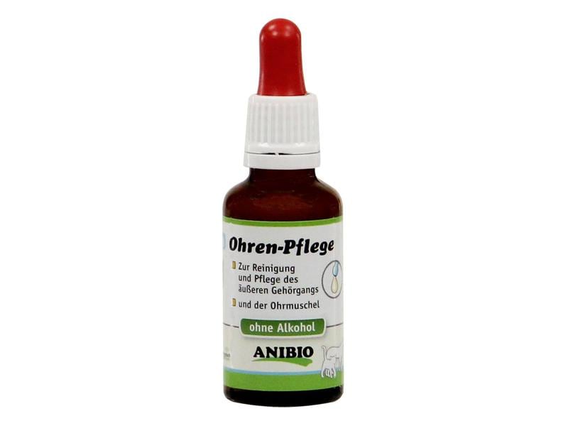 Anibio Nettoyant pour les oreilles pour chiens et chats, 30 ml