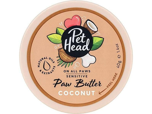 Pet Head Soin des pattes On All Paws Paw Butter Noix de coco, 40 ml