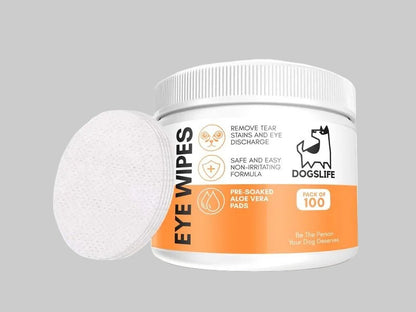 DogsLife Nettoyant pour les yeux Lingettes pour les yeux 100 pièces