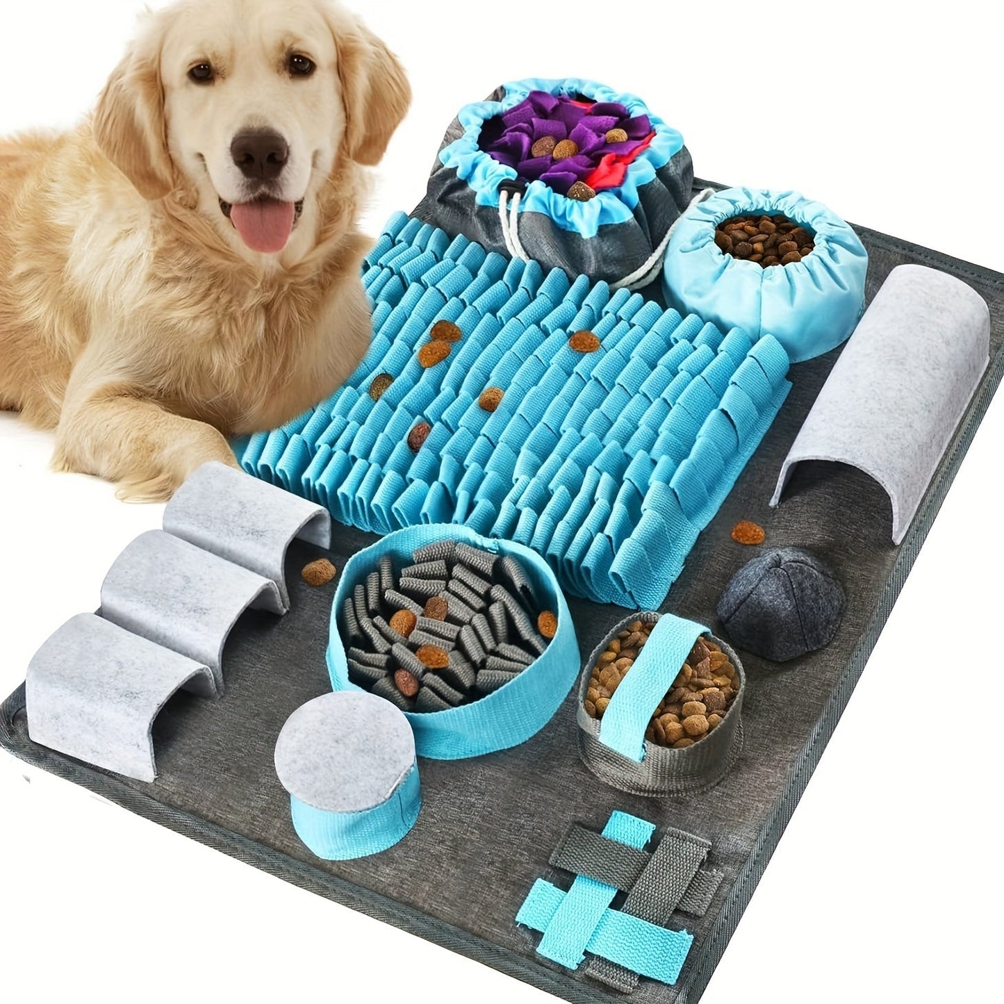 L'explorateur gourmand- tapis de fouille & Anti-glouton