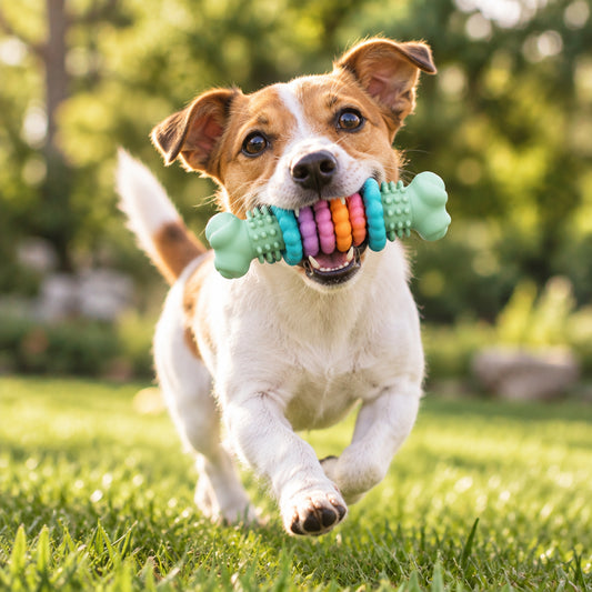 Durable TPR Dog Bone Chew Toy-6