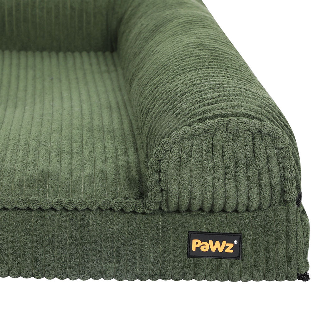 Rêve de Velours -Couchage orthopédique pour chien en velours côtelé